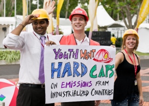 \"Youth Want Hard Caps on Emissions from Industrialized Countries!\" Bali Climate Chnage Talks, December 2007